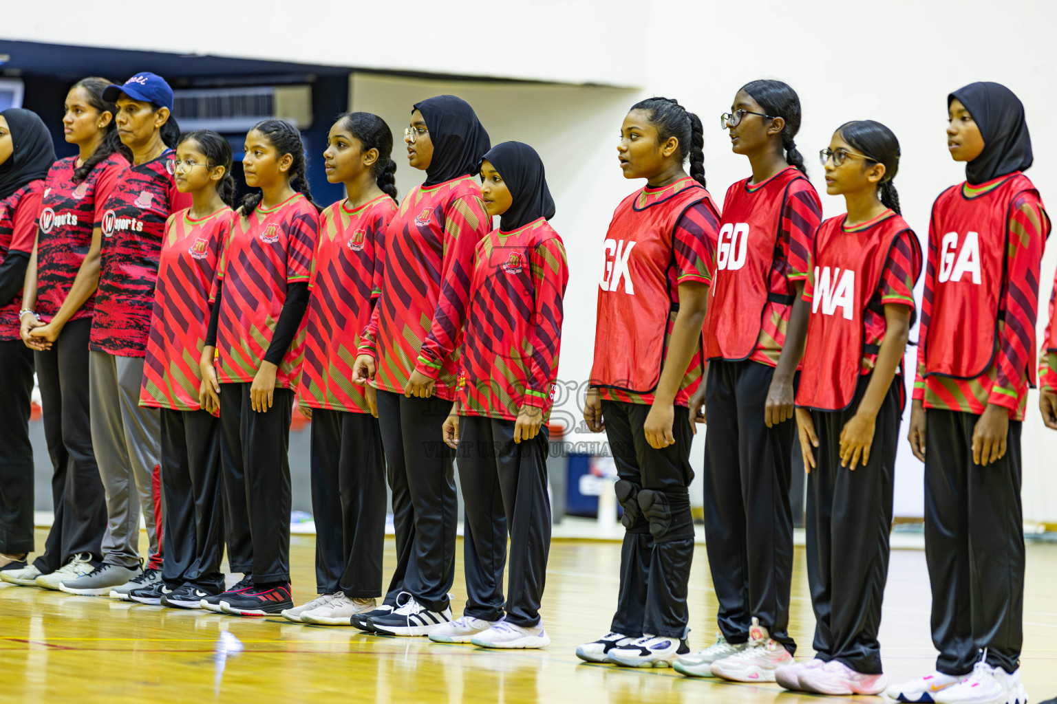 Day 1 of Inter-School Netball Tournament 2025 was held in Social Center Indoor Hall on Saturday, 18th October 2025. Photos: Areef Adam / images.mv