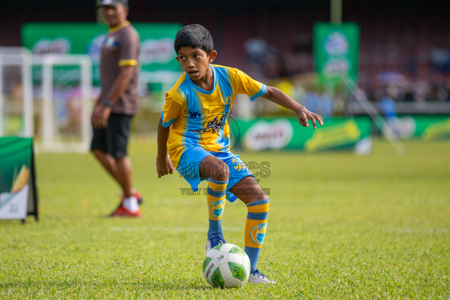 Day 2 of Under 10 MILO Academy Championship 2024 was held at National Stadium in Male', Maldives on Friday, 27th April 2024. Photos: Mohamed Mahfooz Moosa / images.mv