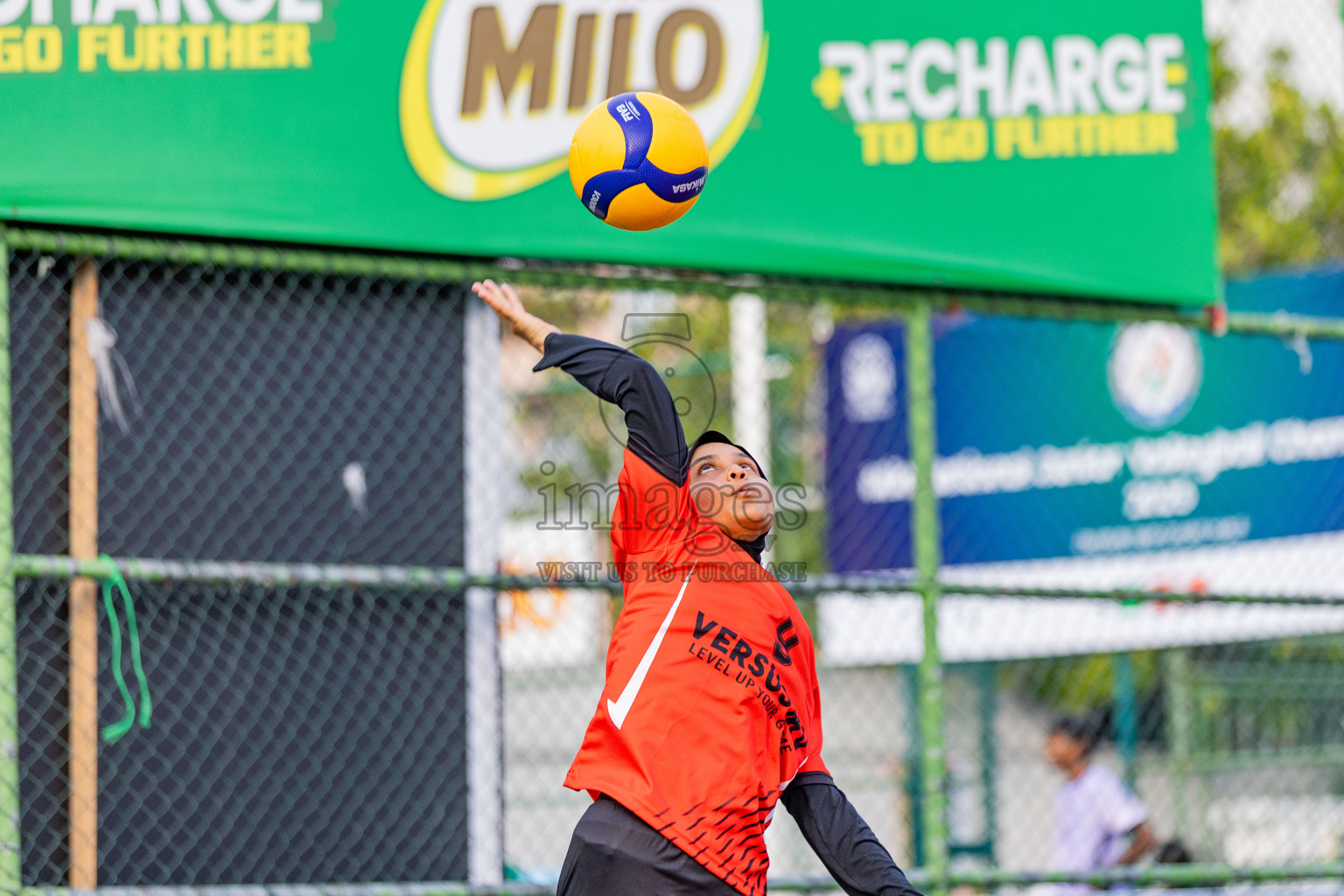 Milo National Junior Volleyball Championship 2025 Day 1 was held on Saturday, 22nd November 2025 at Ekuveni Turf Court Male', Maldives. Photos: Areef Adam / images.mv