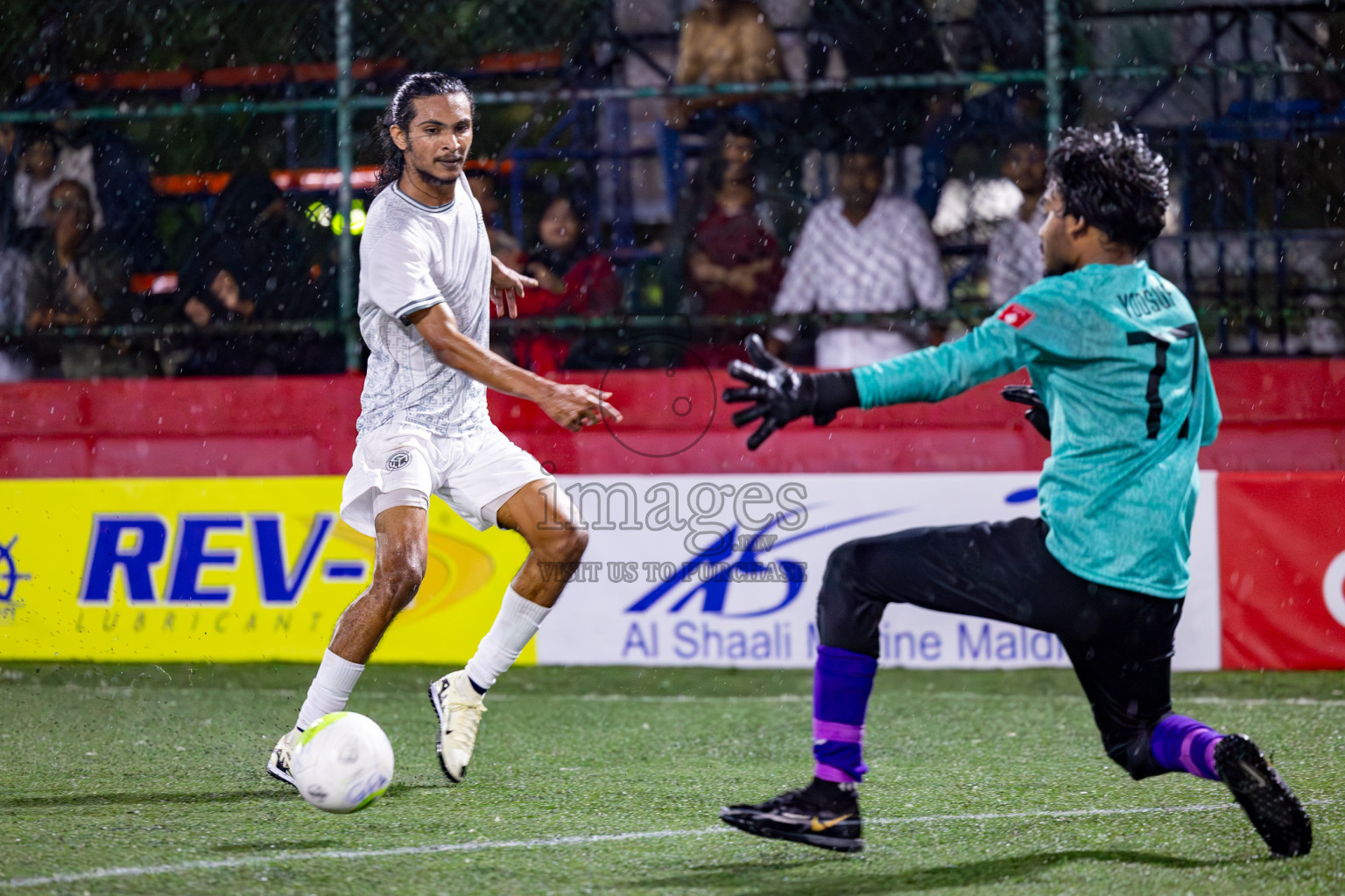 GA. Kanduhulhudhoo VS GA. Gemanafushi on Day 31 of Golden Futsal Challenge 2024, held on Friday, 16th February 2024 in Hulhumale', Maldives Photos: Hassan Simah / images.mv