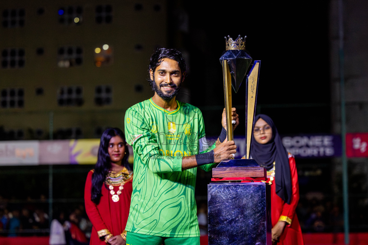 Opening of Golden Futsal Challenge 2025 with Charity Shield Match between L.Gan vs B.Eydhafushi was held on Saturday, 4th January 2025, in Hulhumale', Maldives Photos: Nausham Waheed , Ismail Thoriq / images.mv