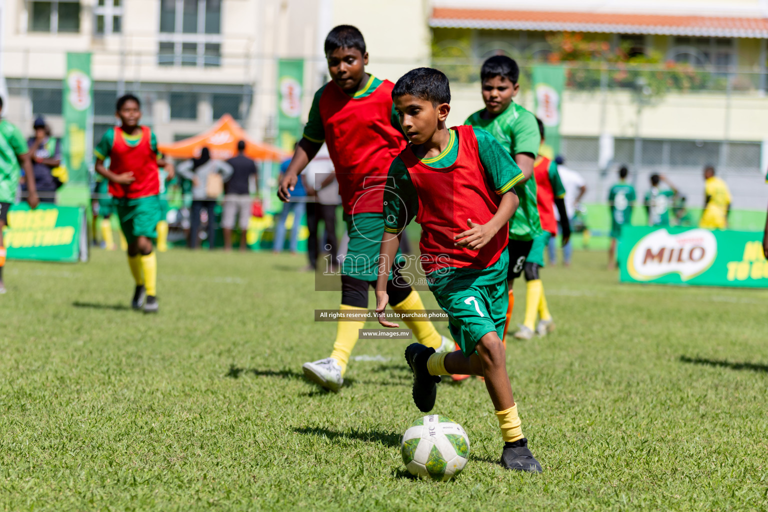 Day 1 of MILO Academy Championship 2023 (U12) was held in Henveiru Football Grounds, Male', Maldives, on Friday, 18th August 2023.