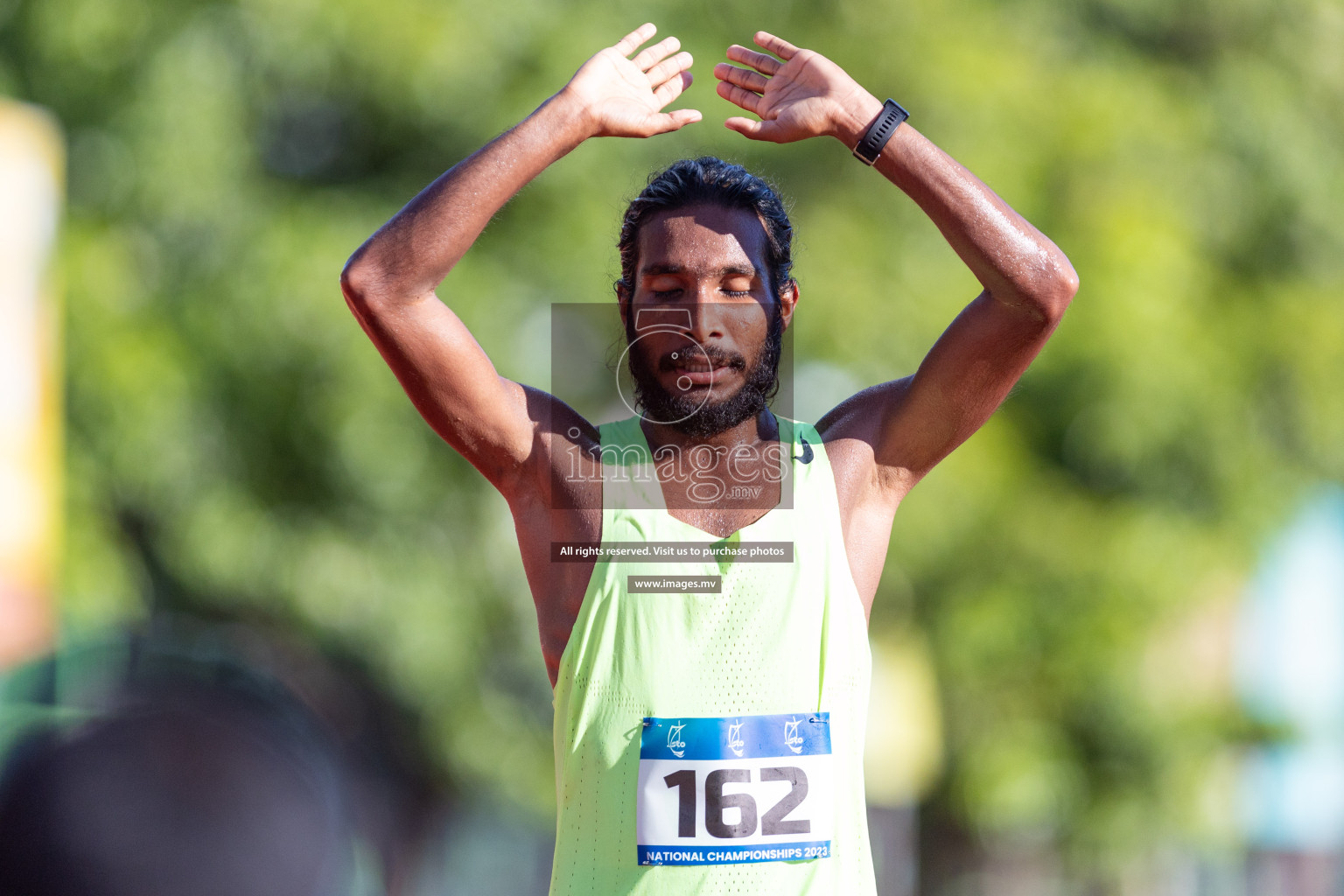 Day 2 of National Athletics Championship 2023 was held in Ekuveni Track at Male', Maldives on Saturday, 25th November 2023. Photos: Nausham Waheed / images.mv