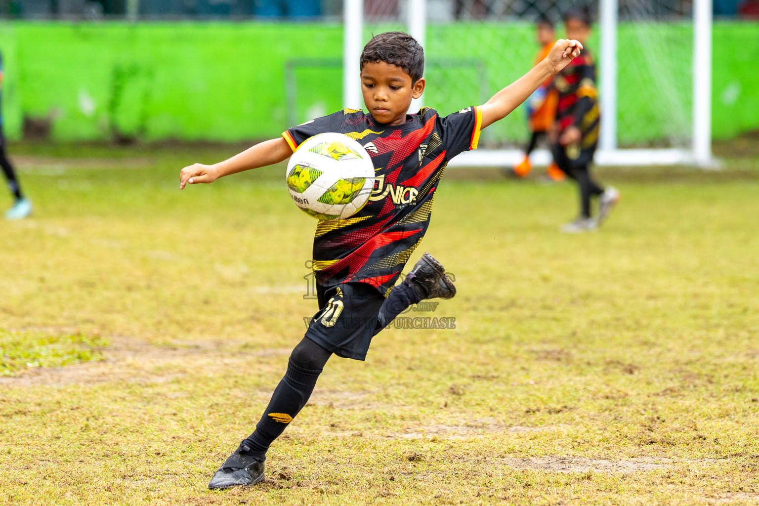 Day 1 of MILO SVAM Juniors 2025 (U-8) was held at Henveiru Stadium in Male', Maldives on Thursday, 26th June 2025. Photos: Mohamed Mahfooz Moosa / images.mv