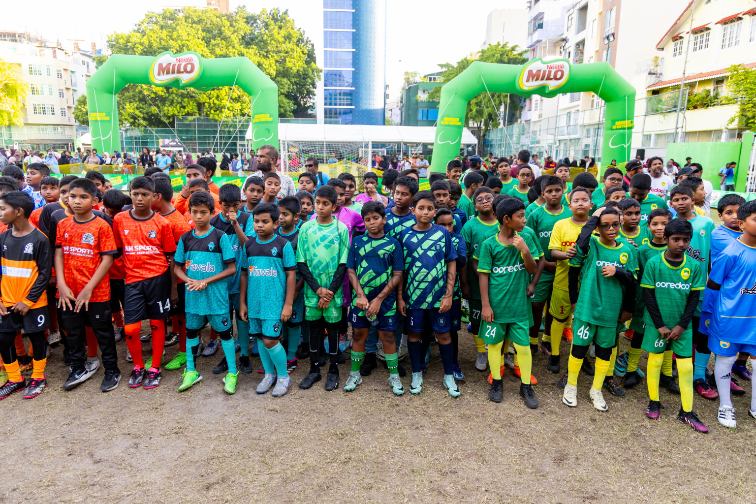 Day 4 of MILO Academy Championship 2024 - U12 was held at Henveiru Grounds in Male', Maldives on Sunday, 7th July 2024. Photos: Nausham Waheed / images.mv