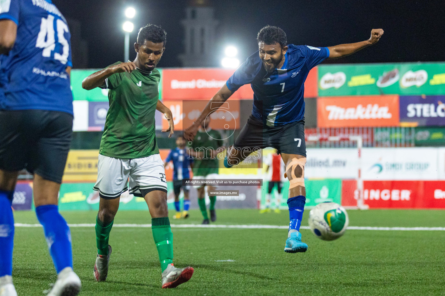 POSC vs Team Khaarijee in Quarter Finals of Club Maldives Cup Classic 2023 held in Hulhumale, Maldives, on Friday, 11th August 2023 Photos: Ismail Thoriq, Nausham Waheed / images.mv