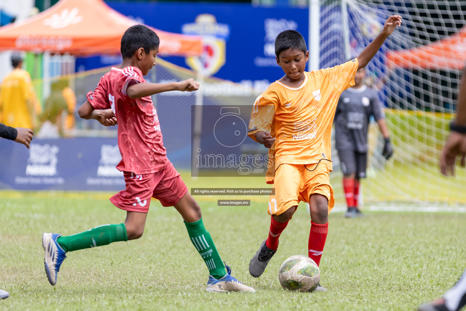 Day 2 of Nestle kids football fiesta, held in Henveyru Football Stadium, Male', Maldives on Thursday, 12th October 2023 Photos: Nausham Waheed Images.mv