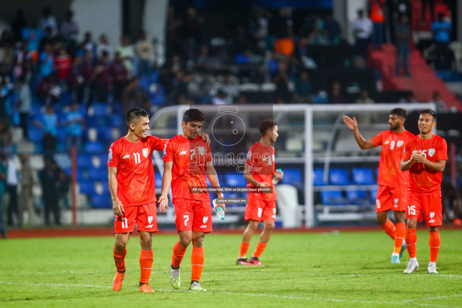 Nepal vs India in SAFF Championship 2023 held in Sree Kanteerava Stadium, Bengaluru, India, on Saturday, 24th June 2023. Photos: Nausham Waheed / images.mv