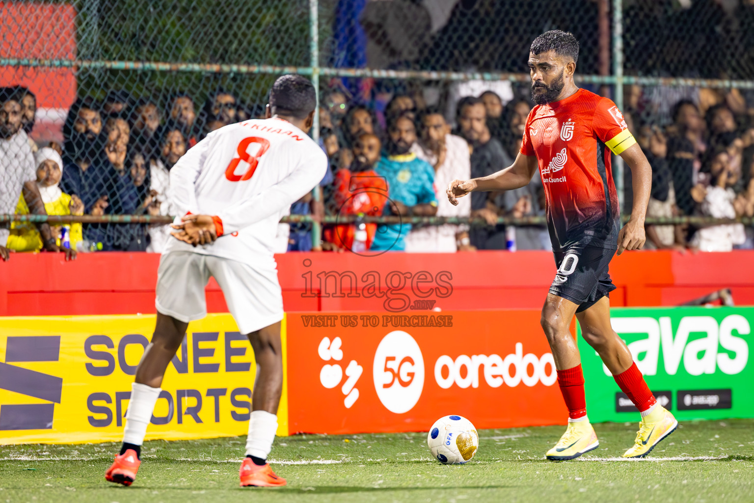 L Gan vs L Isdhoo in Laamu Atoll Finals Day 26 of Golden Futsal Challenge 2025 was held on Thursday , 30th January 2025, in Hulhumale', Maldives. Photos: Ismail Thoriq / images.mv