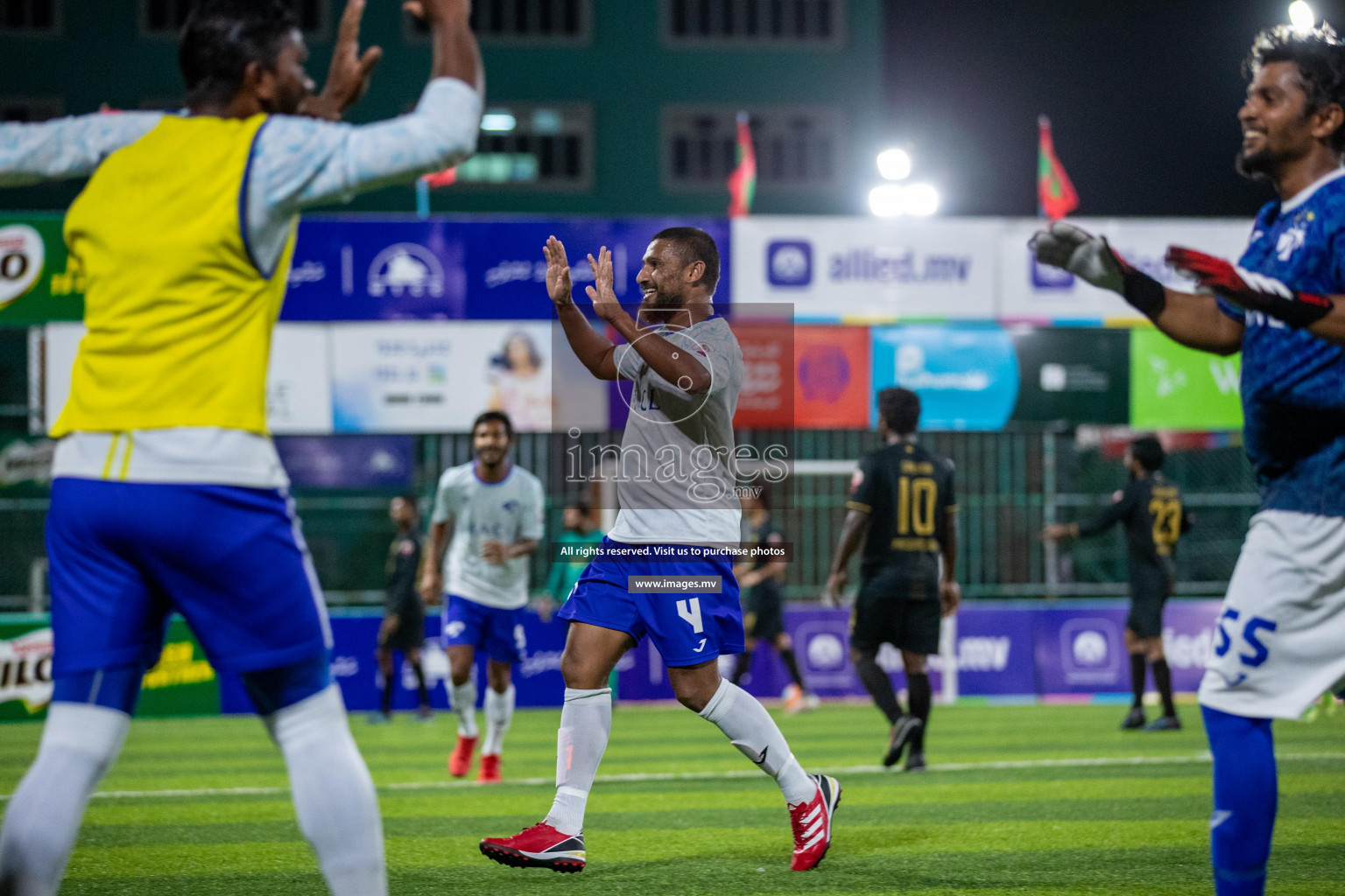 Prison Club vs MACL in the Quarter Finals of Club Maldives 2021 held at Hulhumale;, on 12th December 2021 Photos: Ismail Thoriq / images.mv