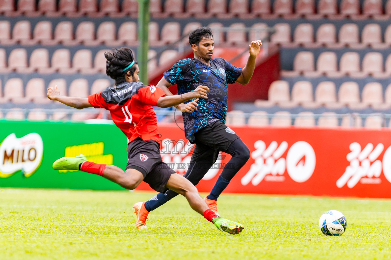 TC Sports Club vs Super United Sports in Day 5 of Under 19 Youth Championship 2024 was held at National Stadium in Male', Maldives on Sunday, 23rd June 2024. Photos: Nausham Waheed / images.mv