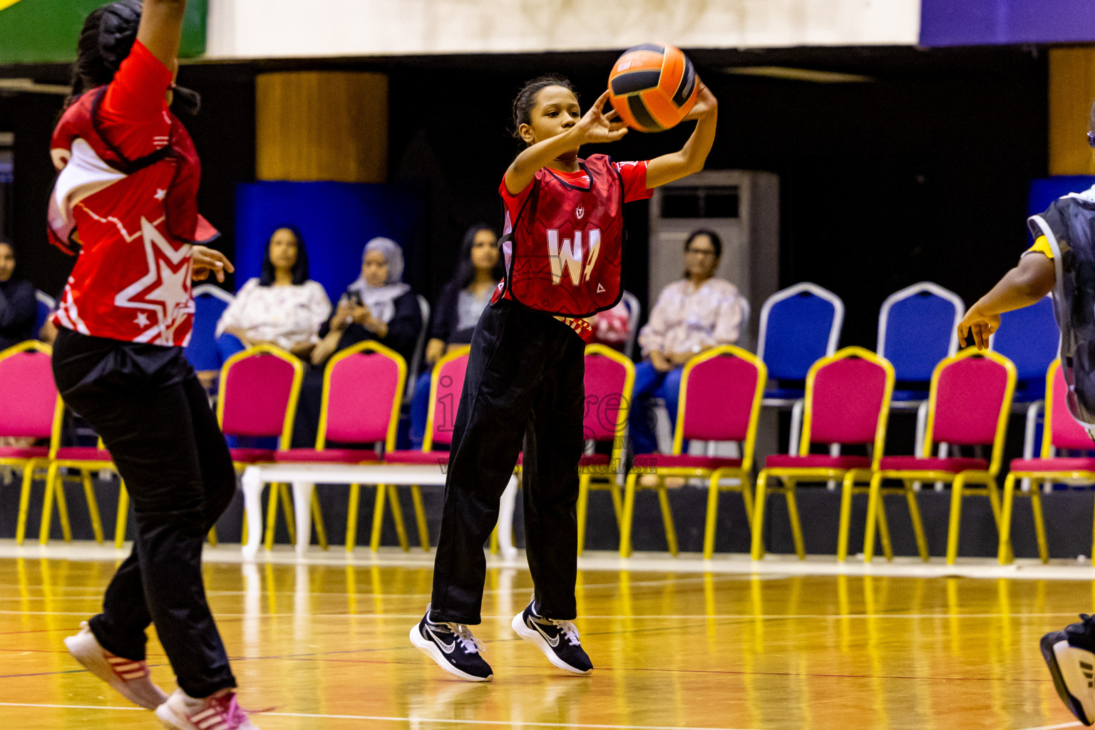 Day 7 of 25th Inter-School Netball Tournament was held in Social Center at Male', Maldives on Saturday, 17th August 2024. Photos: Nausham Waheed / images.mv