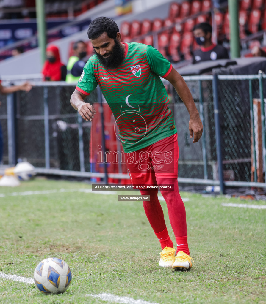 Maldives vs Sri Lanka in SAFF Championship 2021 held on 10th October 2021 in Galolhu National Stadium, Male', Maldives