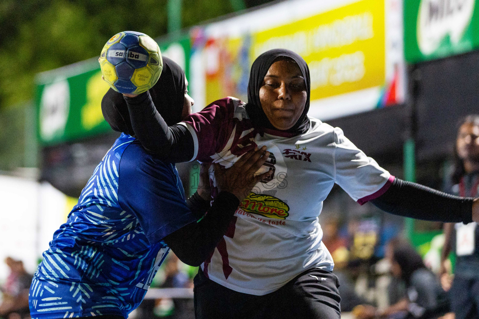 Day 14 of 10th National Handball Tournament 2023, held in Handball ground, Male', Maldives on Monday, 11th December 2023 Photos: Nausham Waheed/ Images.mv