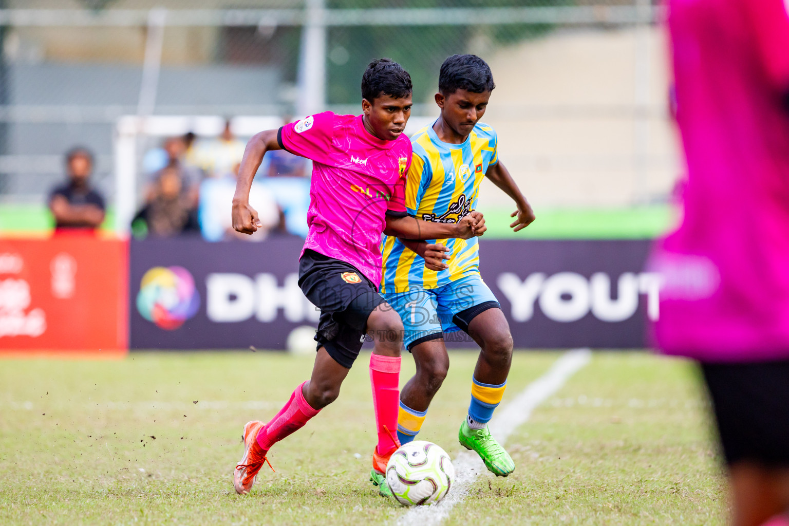 Under 14 United Victory vs Valancia on day 3 of Dhivehi Youth League 2024 held at Henveiru Stadium on Saturday, 23rd November 2024. Photos: Nausham Waheed/ Images.mv