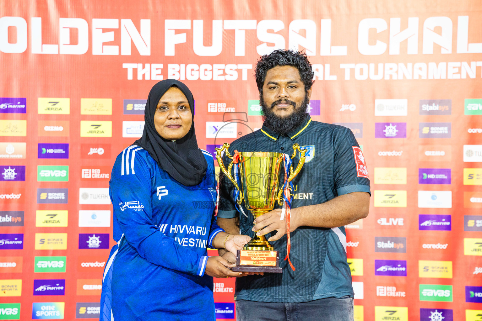 AA. Mathiveri VS AA. Thoddoo in Atoll Round Final on Day 20 of Golden Futsal Challenge 2025 was held on Thursday, 23rd January 2025, in Hulhumale', Maldives. Photos: Abdulla Abeed / images.mv