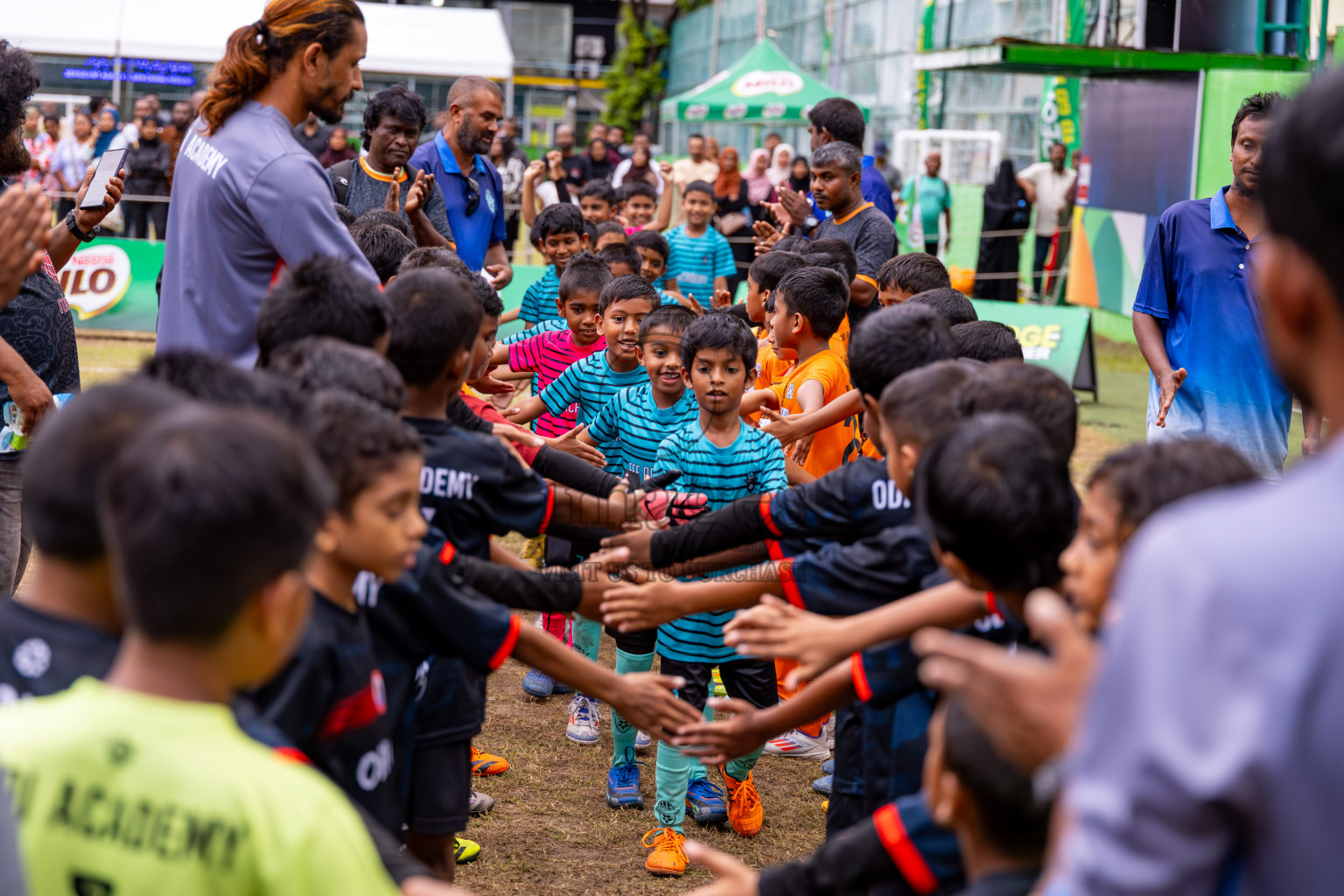 Day 3 of MILO SVAM Juniors 2025 (U-8) was held at Henveiru Stadium in Male', Maldives on Saturday, 28th June 2025. Photos: Ismail Thoriq / images.mv