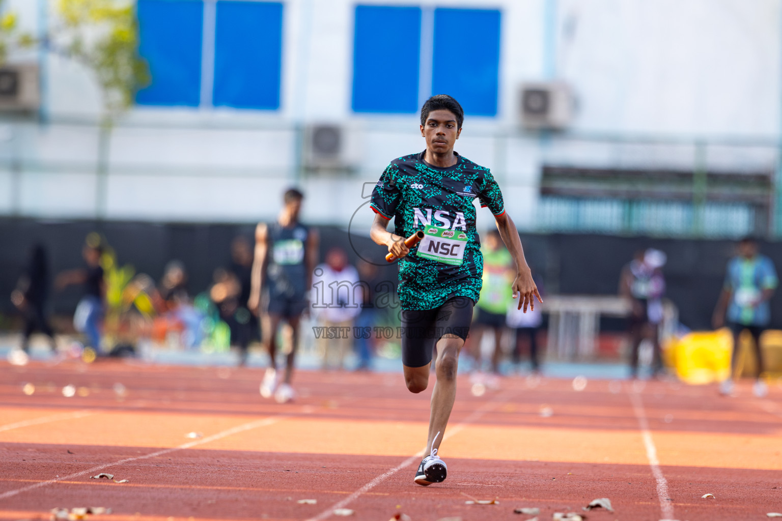 Day 2 of 12th Milo Association Championships was held in Ekuveni Track at Male', Maldives on Friday, 25th April 2025. Photos: Ismail Thoriq / images.mv