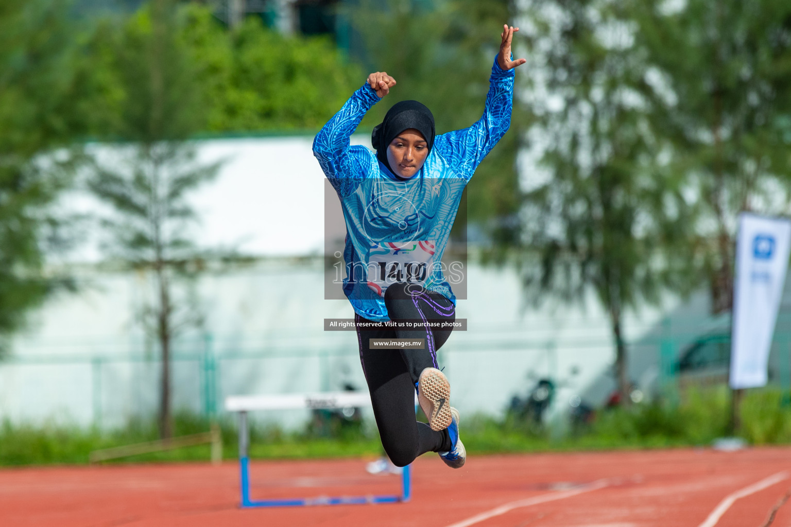 Day two of Inter School Athletics Championship 2023 was held at Hulhumale' Running Track at Hulhumale', Maldives on Sunday, 15th May 2023. Photos: Nausham Waheed / images.mv