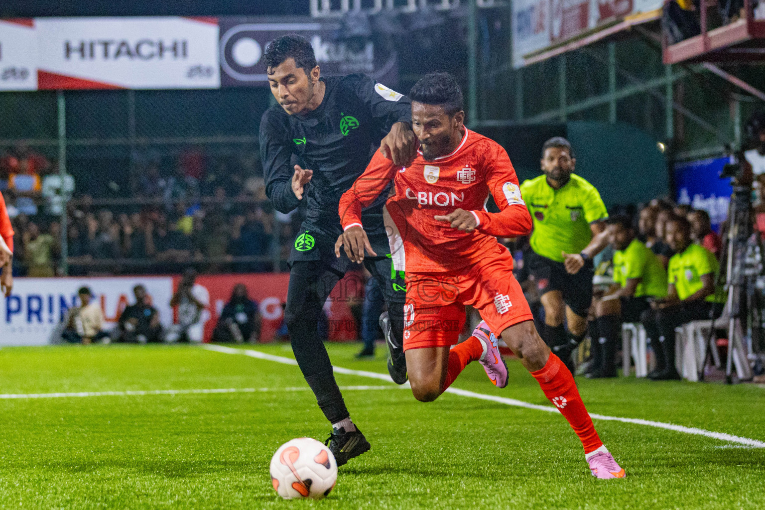 Road Recreation Club vs Club Combination SC Eydhafushi in Kings Cup Final of Club Maldives 2025 was held in Rehendhi Futsal Ground, Hulhumale', Maldives on Tuesday, 9th September 2025. Photos: Areef Adam / images.mv
