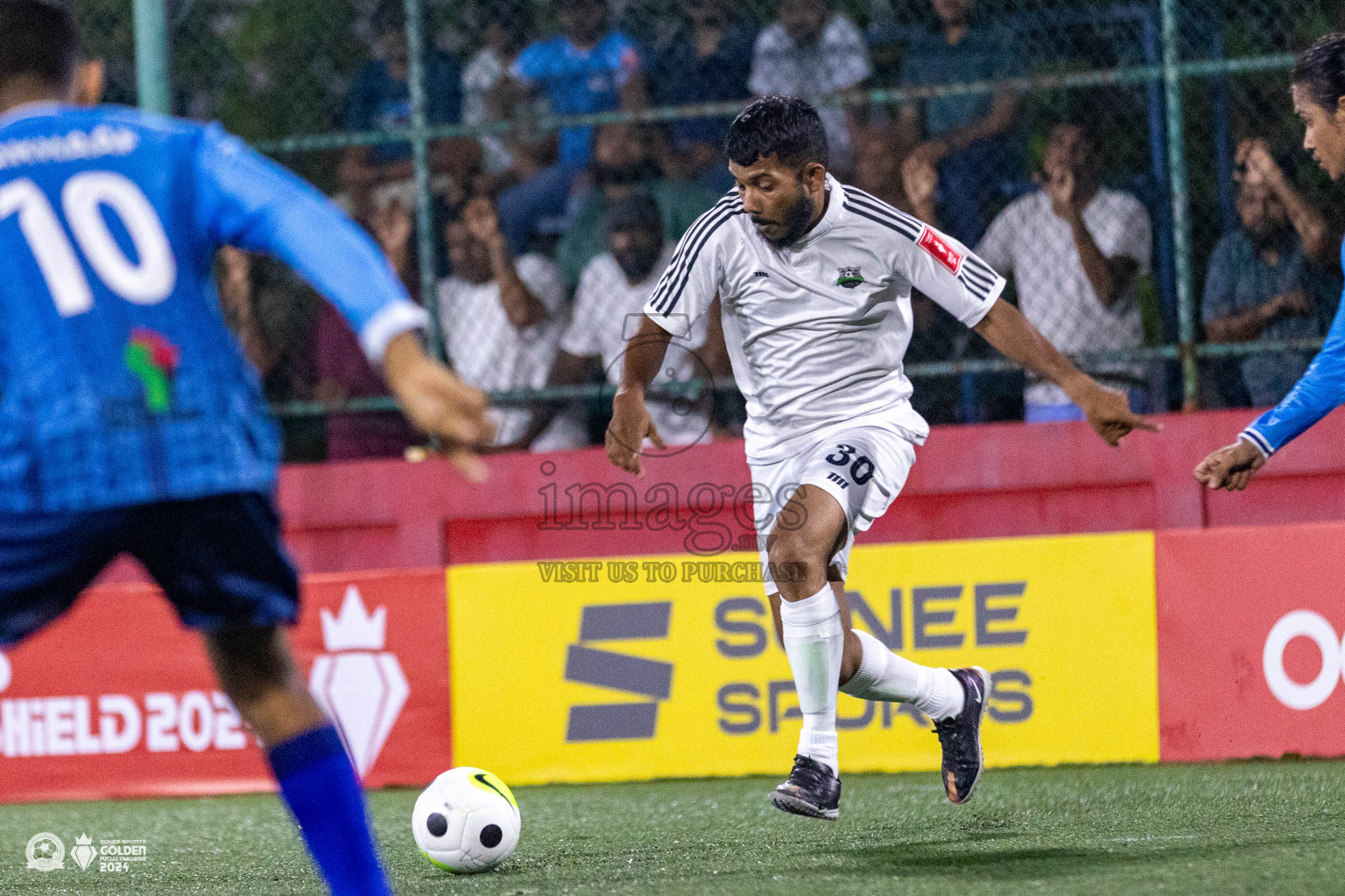 GA Gemanafushi vs GA Dhaandhoo in Day 1 of Golden Futsal Challenge 2024 was held on Monday, 15th January 2024, in Hulhumale', Maldives Photos: Ismail Thoriq / images.mv