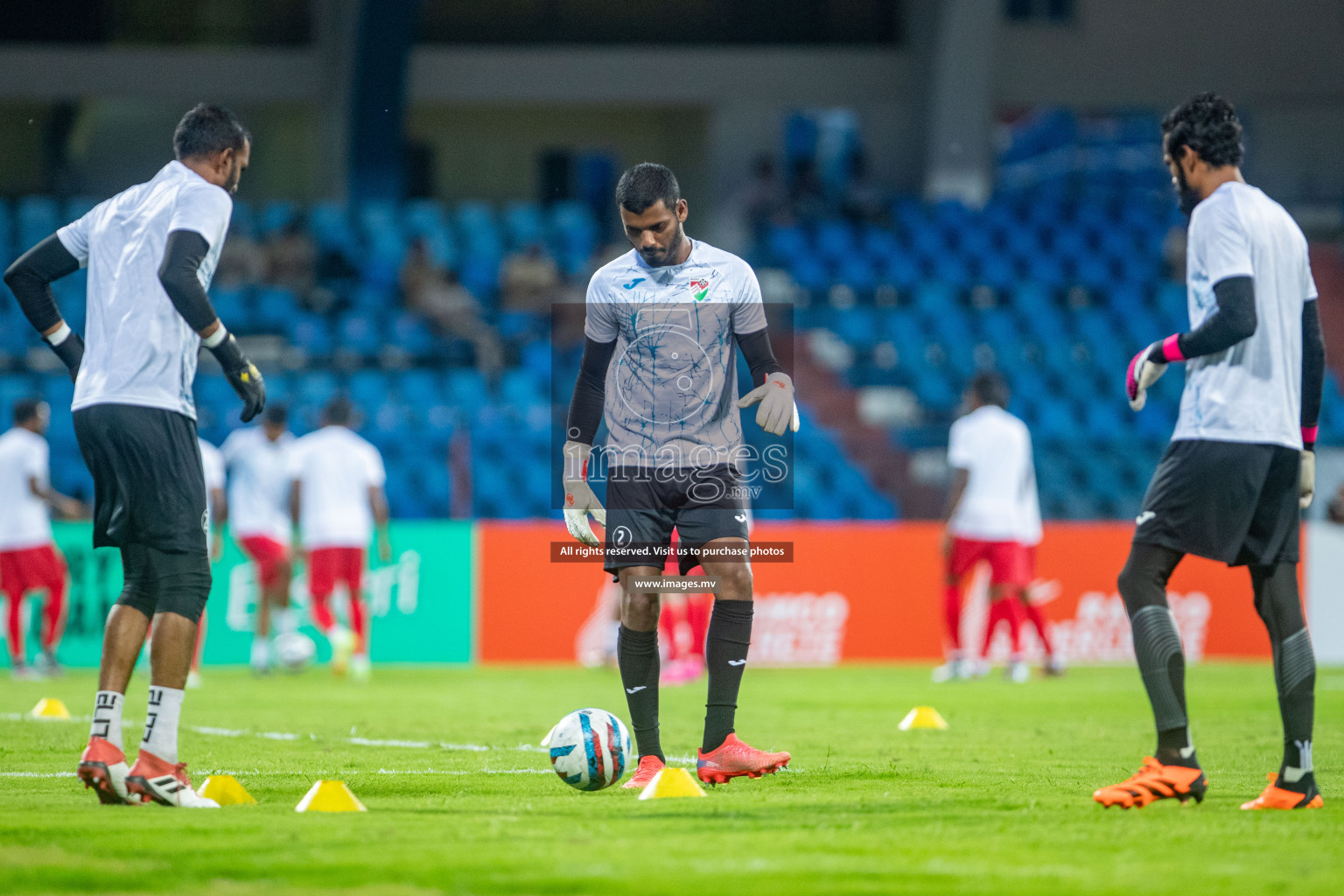 Maldives vs Bhutan in SAFF Championship 2023 held in Sree Kanteerava Stadium, Bengaluru, India, on Wednesday, 22nd June 2023. Photos: Nausham Waheed / images.mv