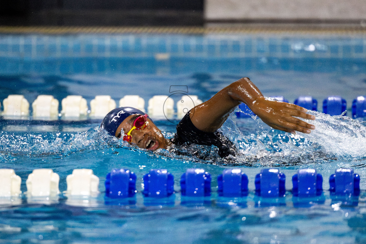 Day 6 of National Swimming Competition 2024 held in Hulhumale', Maldives on Wednesday, 18th December 2024. Photos: Mohamed Mahfooz Moosa / images.mv