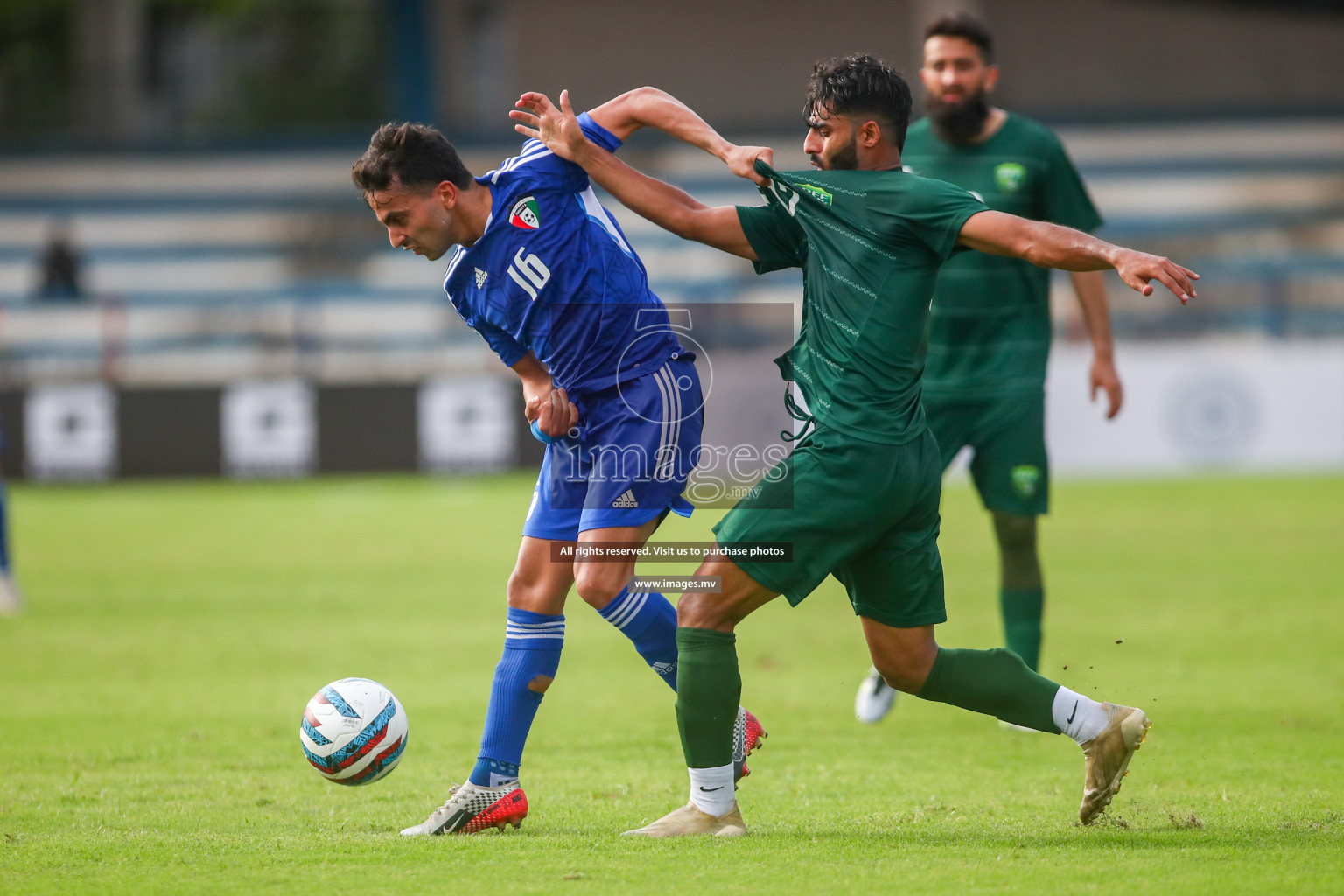 Pakistan vs Kuwait in SAFF Championship 2023 held in Sree Kanteerava Stadium, Bengaluru, India, on Saturday, 24th June 2023. Photos: Nausham Waheed, Hassan Simah / images.mv