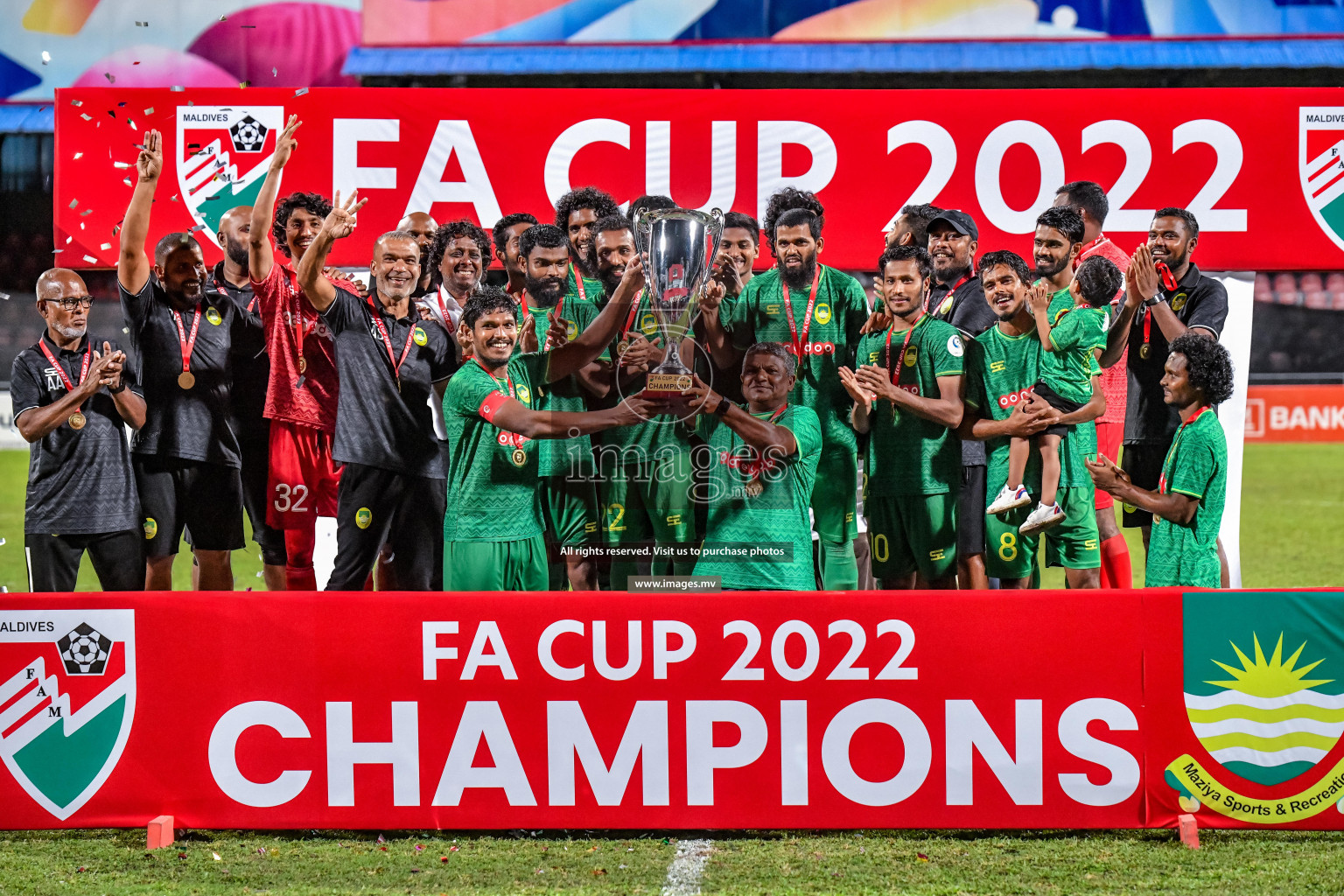 Maziya Sports & RC vs Club Valencia in the Finals of FA Cup 2022 on 22nd Aug 2022, held in National Football Stadium, Male', Maldives Photos: Nausham Waheed / Images.mv