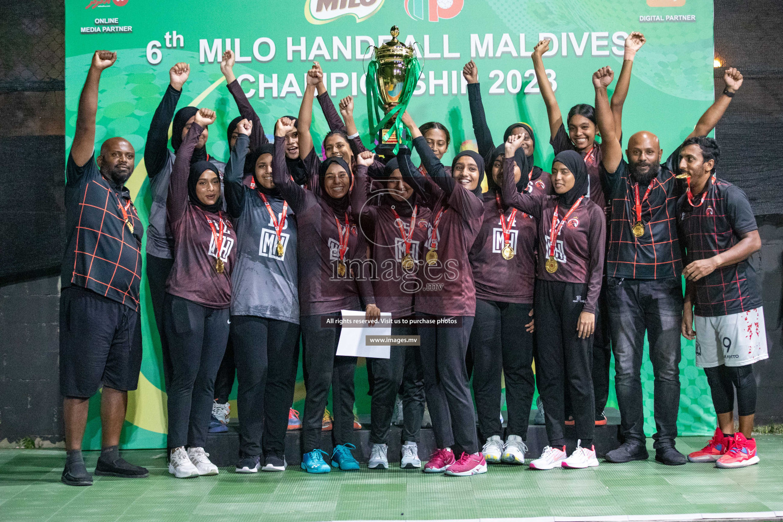 Finals of 6th MILO Handball Maldives Championship 2023, held in Handball ground, Male', Maldives on 10th June 2023 Photos: Nausham waheed / images.mv