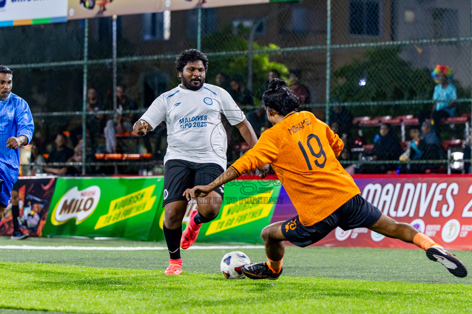 TRADE CLUB vs CLUB NDA in Club Maldives Classic 2024 held in Rehendi Futsal Ground, Hulhumale', Maldives on Thursday, 12th September 2024. Photos: Nausham Waheed / images.mv