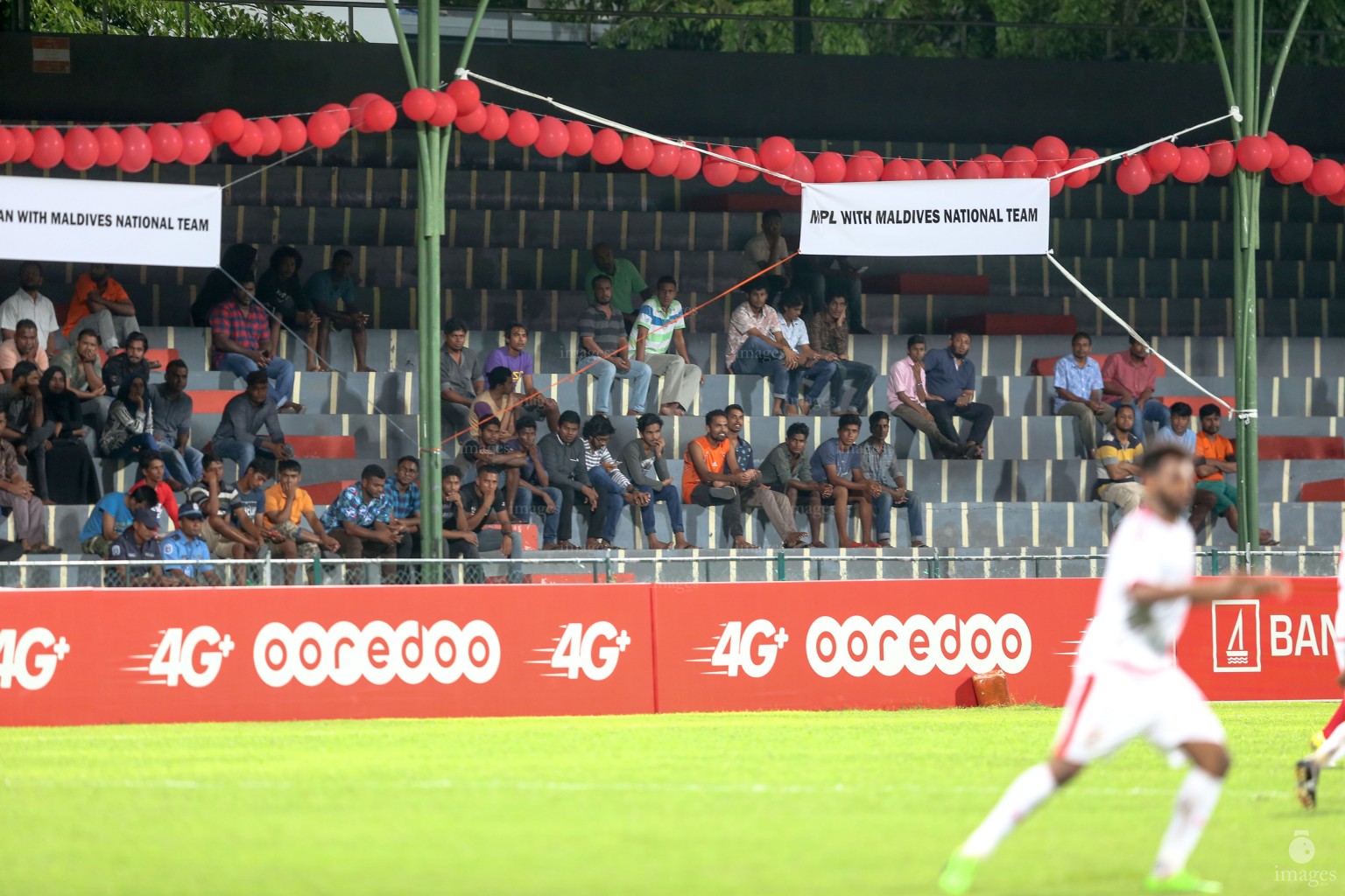 Asian Cup Qualifier between Maldives and Oman in National Stadium, on 10 October 2017 Male' Maldives. ( Images.mv Photo: Abdulla Abeedh )