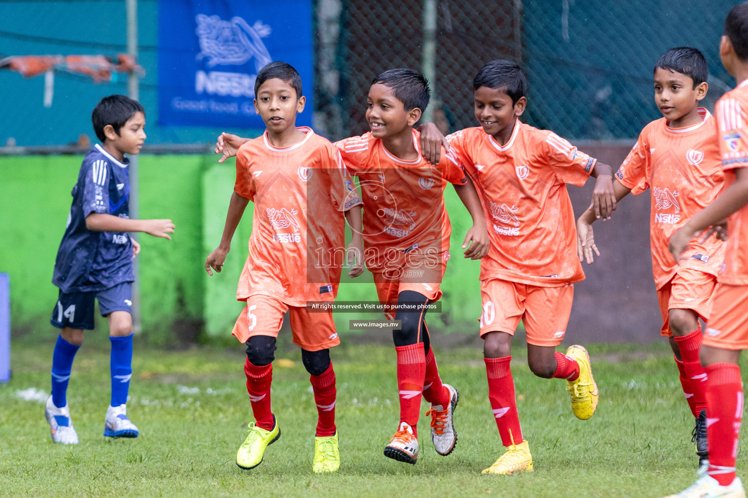 Day 2 of Nestle kids football fiesta, held in Henveyru Football Stadium, Male', Maldives on Thursday, 12th October 2023 Photos: Nausham Waheed/ Shuu Abdul Sattar Images.mv