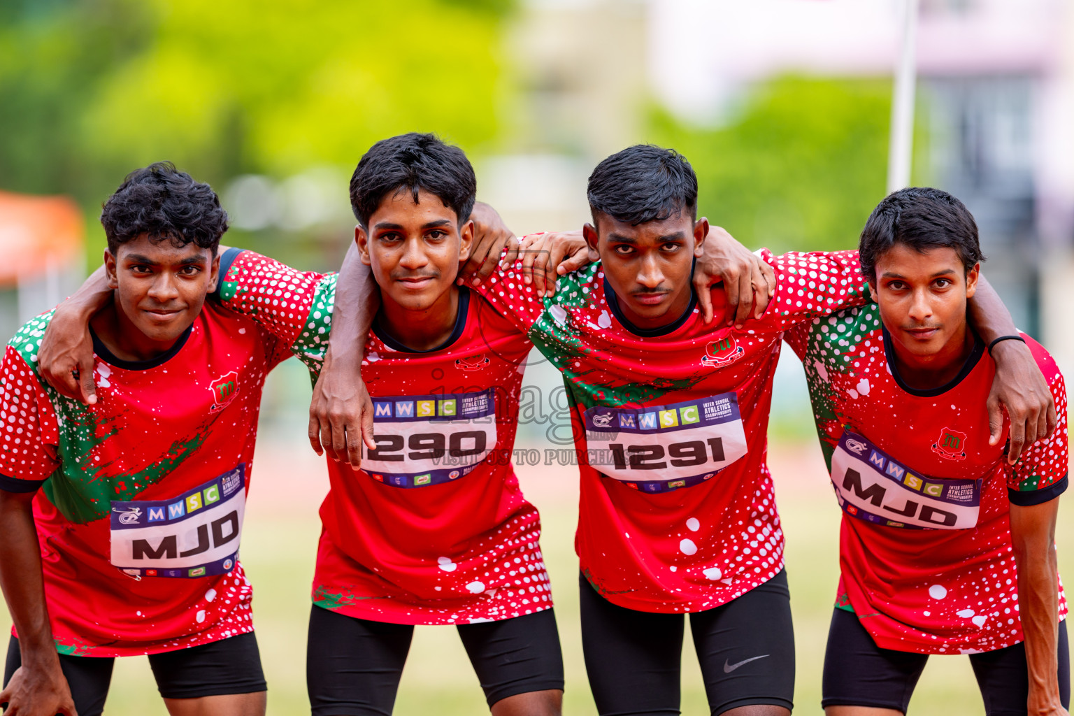 Day 6 of MWSC Interschool Athletics Championships 2024 held in Hulhumale Running Track, Hulhumale, Maldives on Thursday, 14th November 2024. Photos by: Nausham Waheed / Images.mv