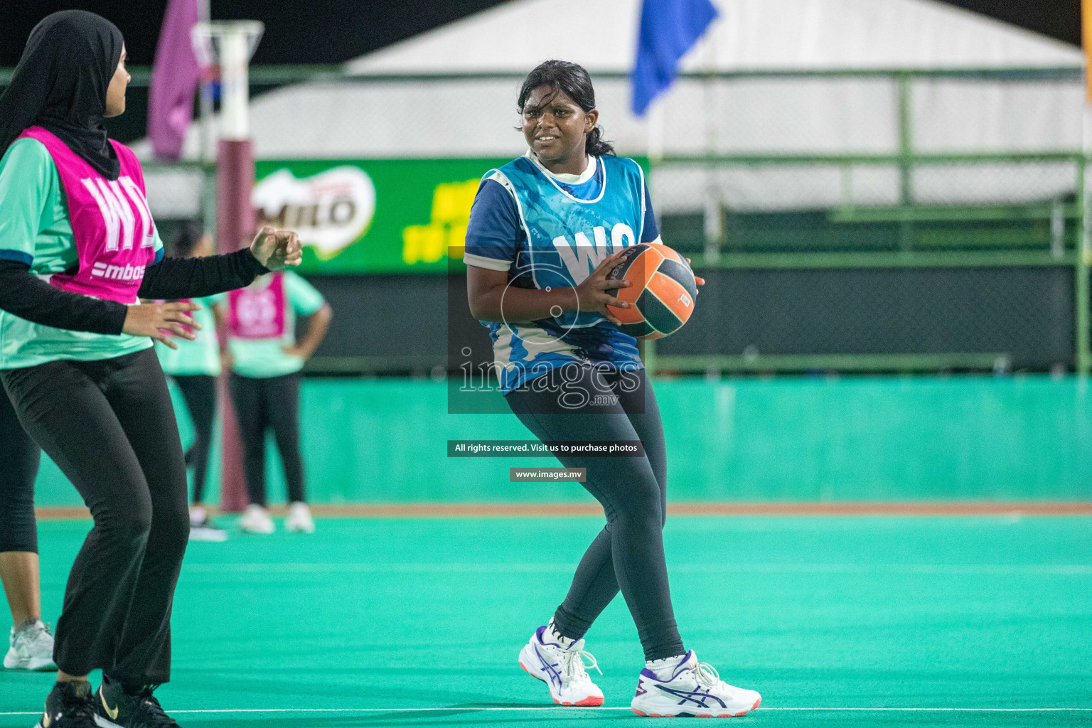 Day 5 of 20th Milo National Netball Tournament 2023, held in Synthetic Netball Court, Male', Maldives on 3rd  June 2023 Photos: Nausham Waheed/ Images.mv