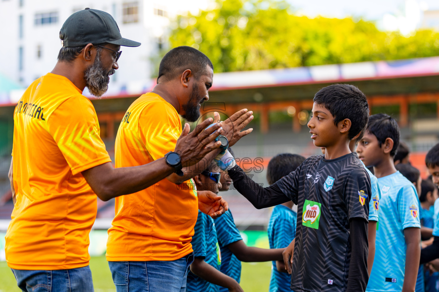 Day 2 of MILO Kids Football Fiesta was held at National Stadium in Male', Maldives on Saturday, 24th February 2024.