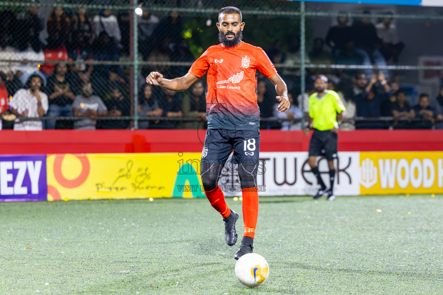 L Gan vs L Mundoo in Atoll Round Final on Day 22 of Golden Futsal Challenge 2025 was held on Sunday , 26th January 2025, in Hulhumale', Maldives.
Photos: Ismail Thoriq / images.mv