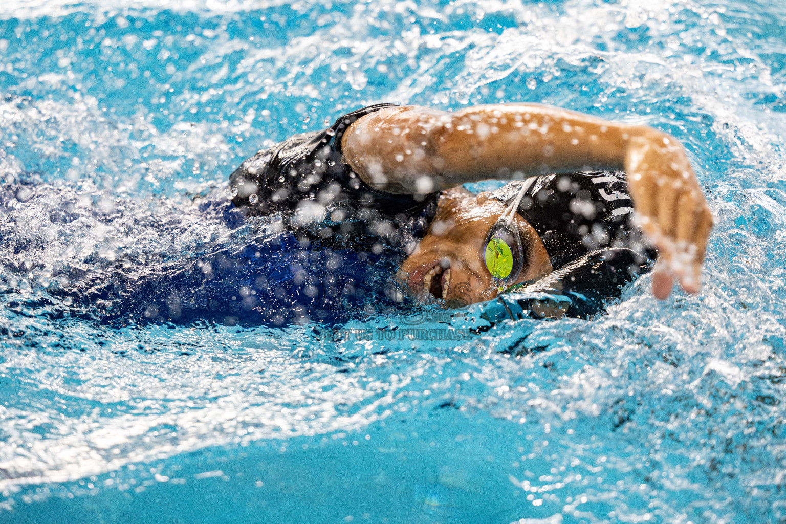 Day 5 of National Swimming Competition 2024 held in Hulhumale', Maldives on Tuesday, 17th December 2024. 
Photos: Hassan Simah / images.mv