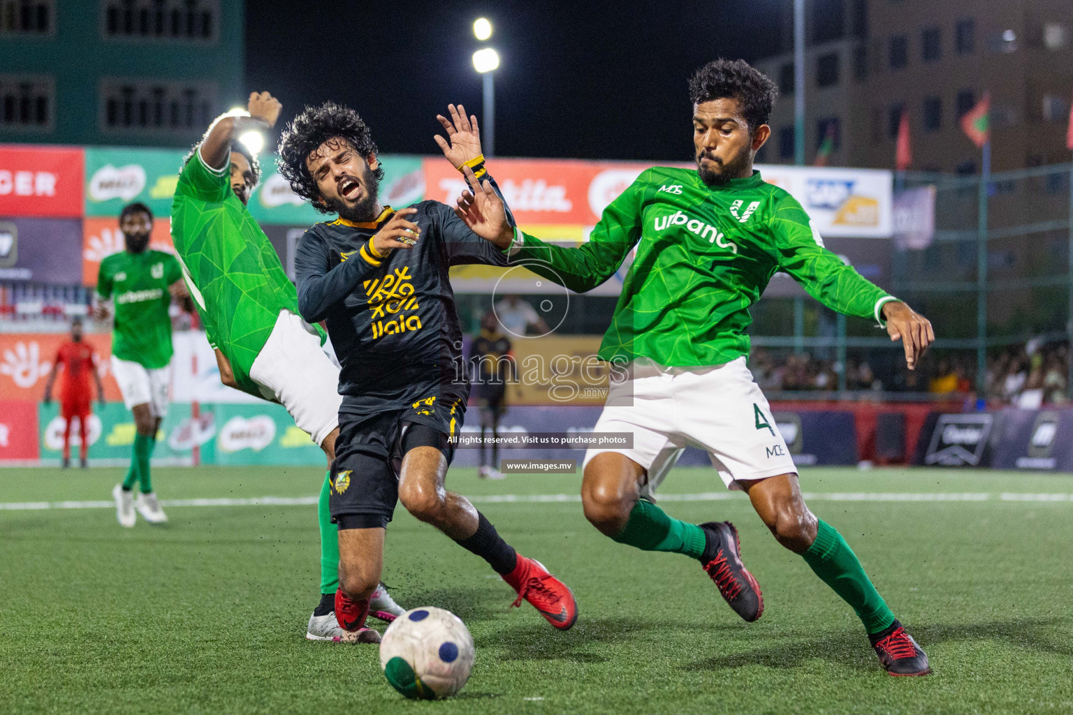 URBANCO vs WAMCO in Quarter Final of Club Maldives Cup 2023 held in Hulhumale, Maldives, on Saturday, 12th August 2023 Photos: Nausham Waheed / images.mv