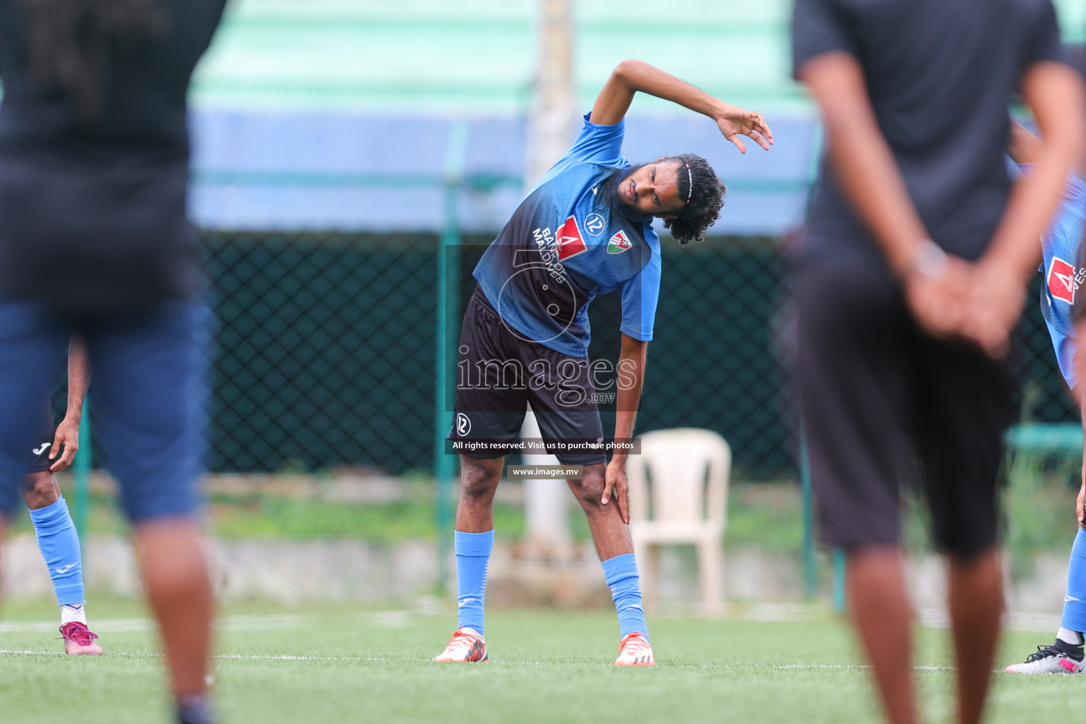 Maldives Practice Sessions on 26 June 2023 before their match in Bangabandhu SAFF Championship 2023 held in Bengaluru Football Ground