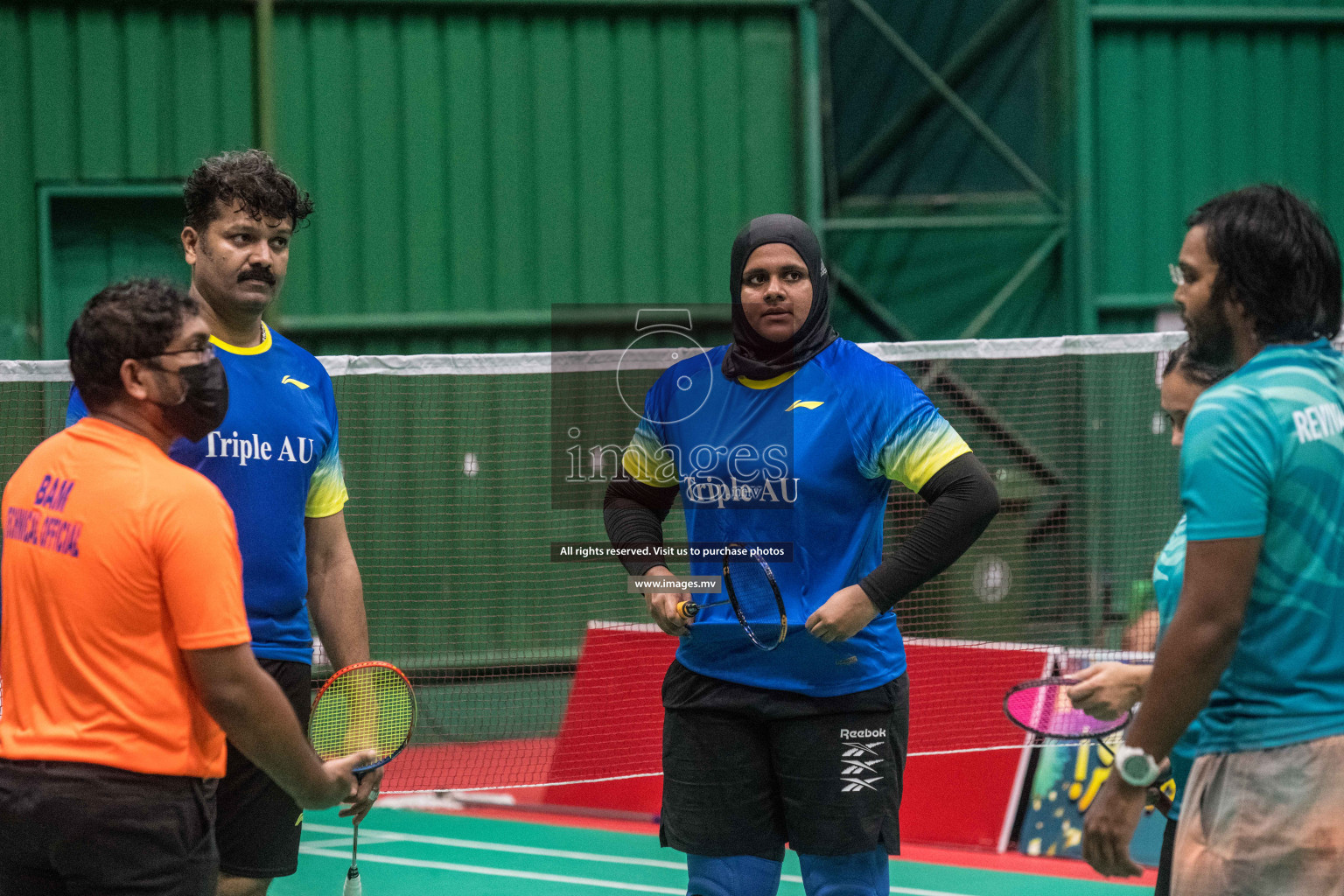 Day 3 of Badminton association mixed group championship 2021 held in Male', Maldives Photos by Nausham Waheed