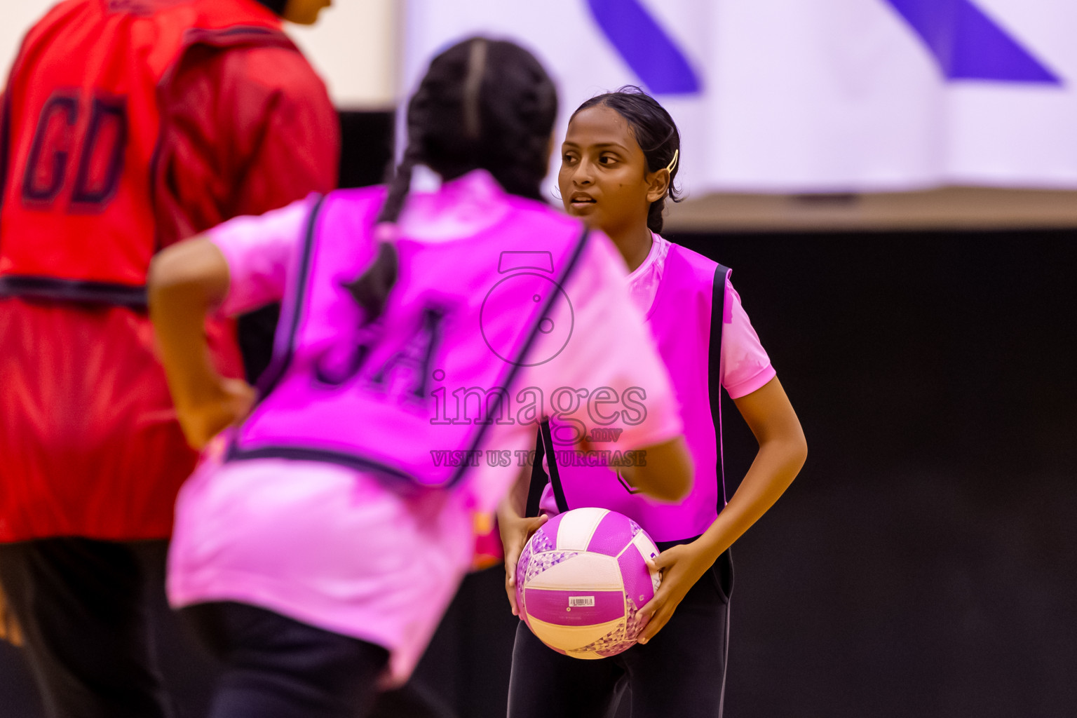 C Matrix vs Xenith SC in Day 7 of 24th Milo Netball Association Championship was held in Social Center at Male', Maldives on Sunday, 7th September 2025. Photos: Nausham Waheed / images.mv