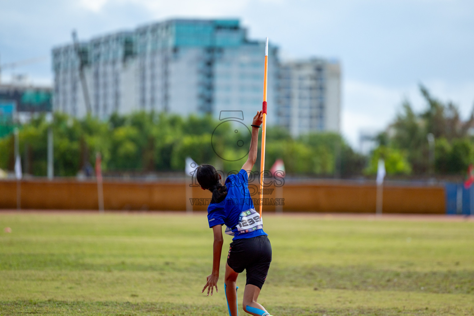 Day 2 of MWSC Interschool Athletics Championships 2024 held in Hulhumale Running Track, Hulhumale, Maldives on Sunday, 10th November 2024. 
Photos by: Hassan Simah / Images.mv