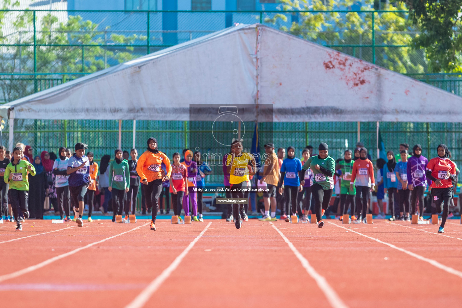 Day 1 of Inter-School Athletics Championship held in Male', Maldives on 22nd May 2022. Photos by: Maanish / images.mv