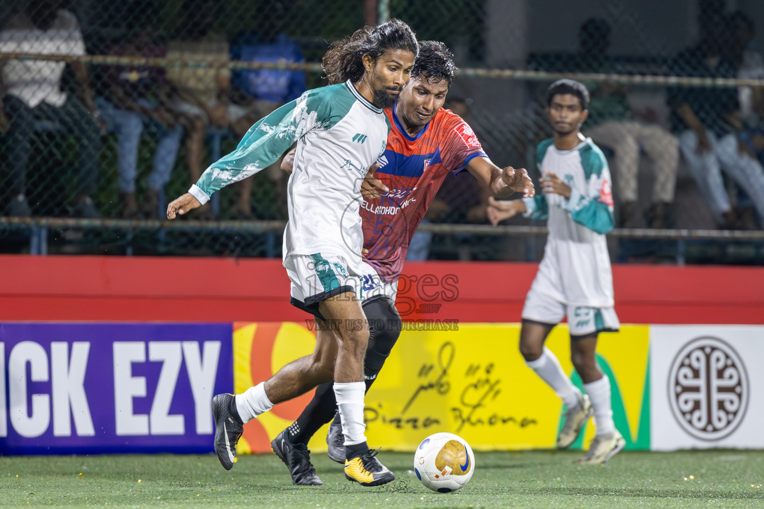 HDh Nellaidhoo vs HDh Kumundhoo in Day 1 of Golden Futsal Challenge 2025 on Sunday, 5th January 2025, in Hulhumale', Maldives
Photos: Ismail Thoriq / images.mv