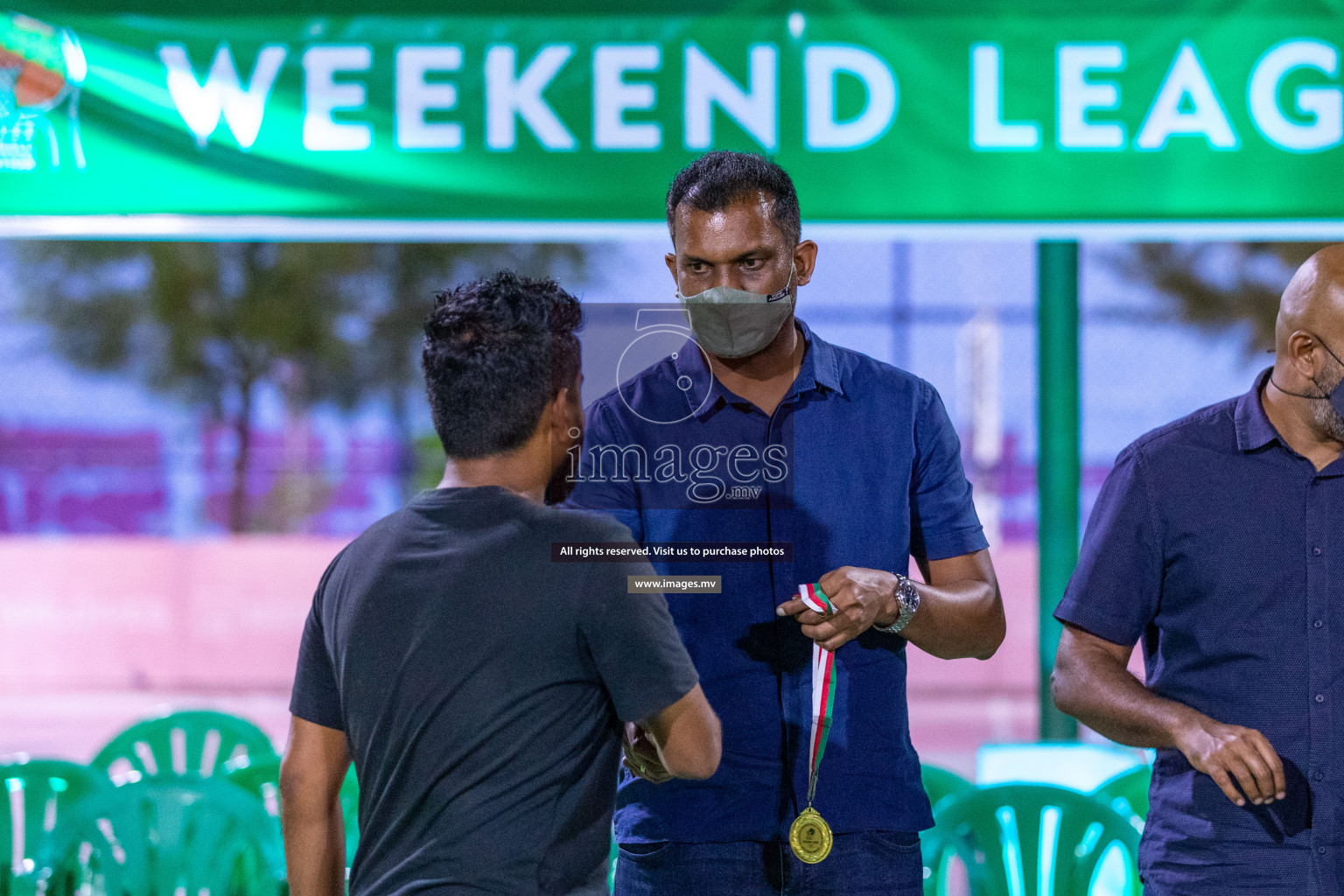 Finals of Weekend League 2021 was held on Monday, 6th December 2021, at Ekuveni Outdoor Basketball court Photos: Ismail Thoriq / images.mv