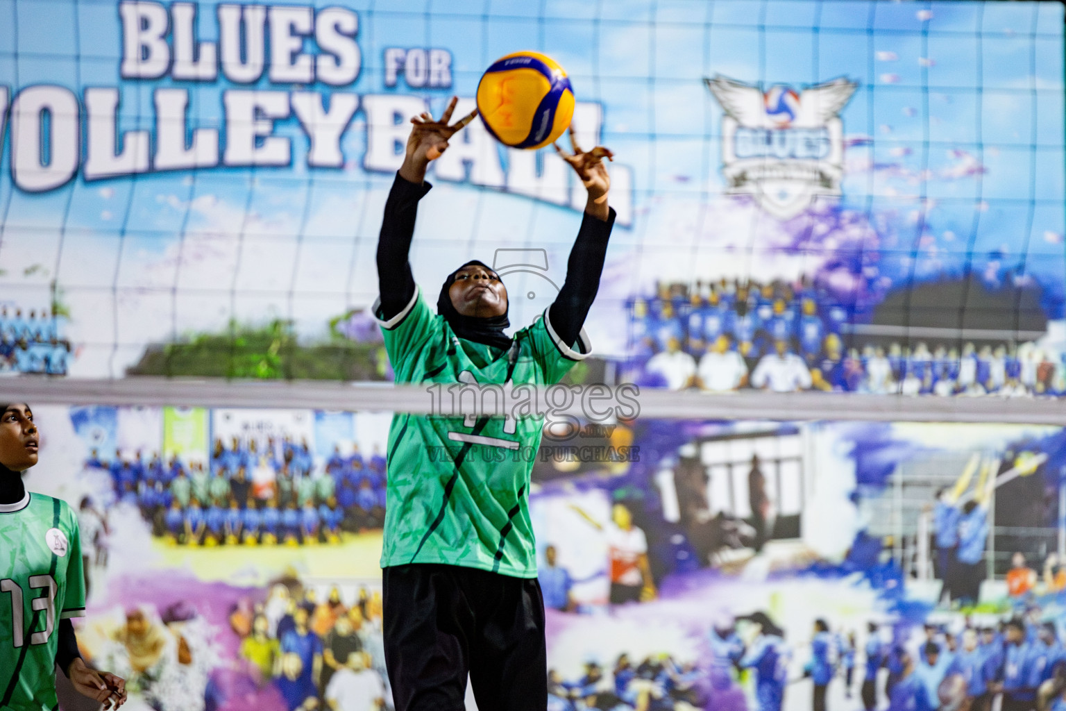 U19 Male and Atoll Girl's Finals in Day 9 of Interschool Volleyball Tournament 2024 was held in ABC Court at Male', Maldives on Saturday, 30th November 2024. Photos: Hassan Simah / images.mv