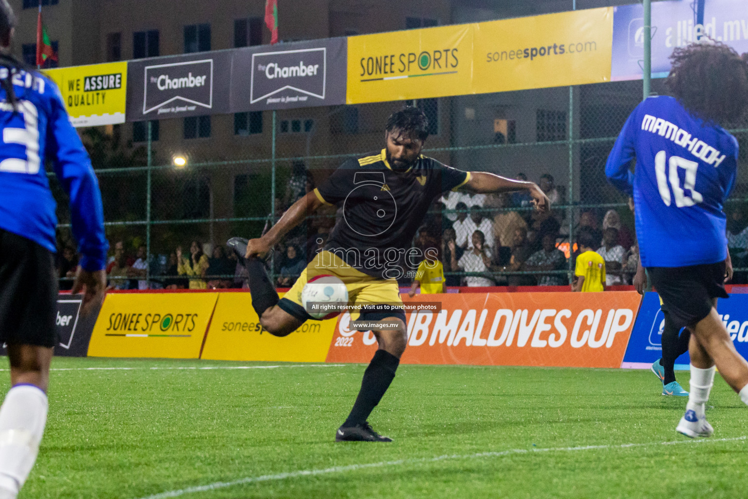 Trade Club vs Club AVSEC in Club Maldives Cup 2022 was held in Hulhumale', Maldives on Tuesday, 18th October 2022. Photos: Mohamed Mahfooz Moosa/ images.mv