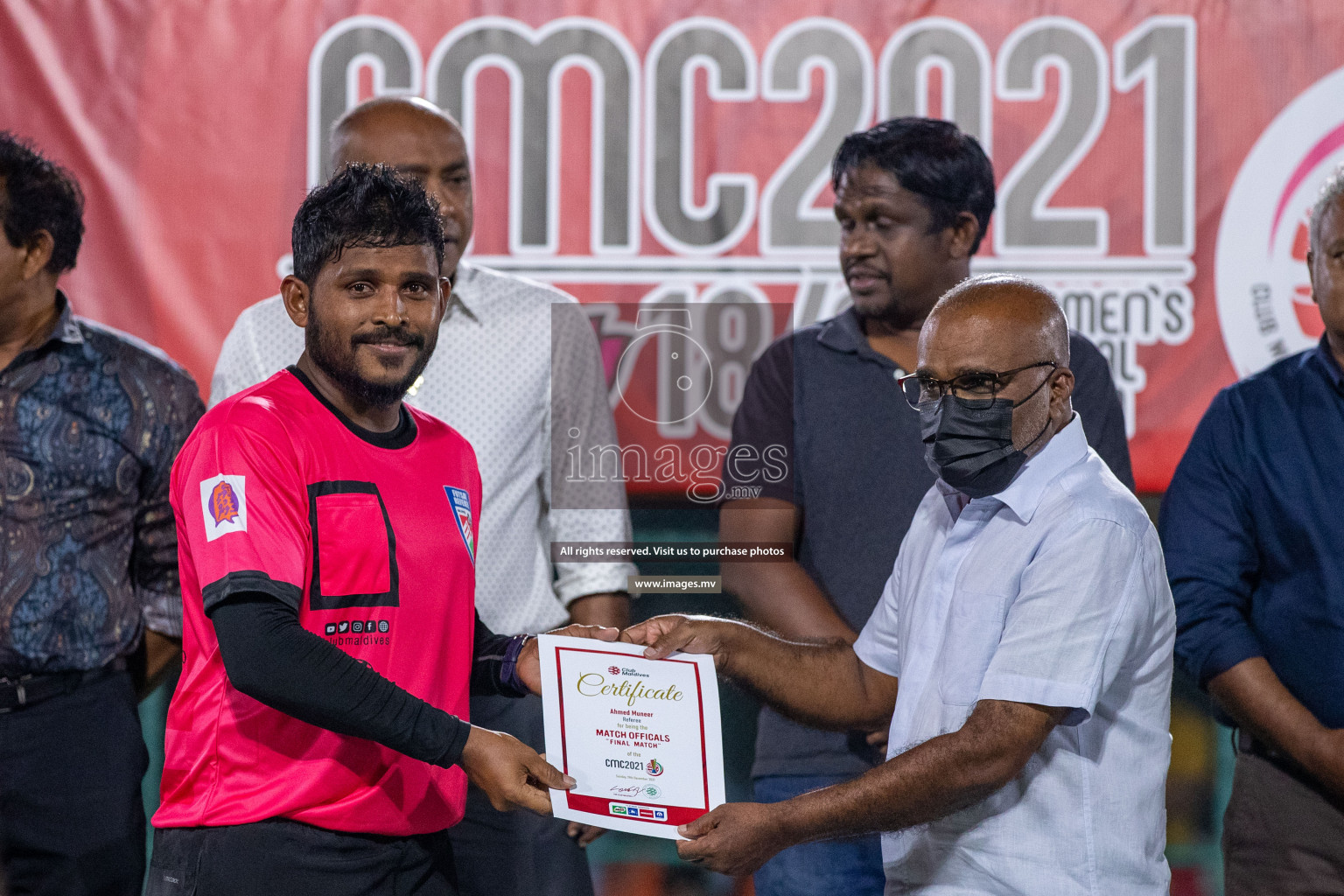 RRC Vs FSM in the Semi Finals of Club Maldives 2021 held in Hulhumale, Maldives on 19 December 2021. Photos: Ismail Thoriq / images.mv