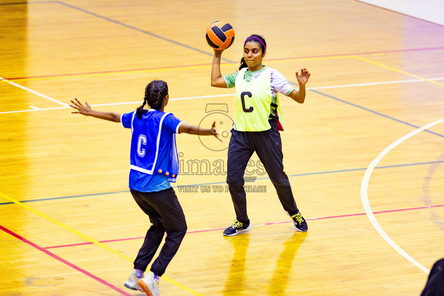 Kulhudhuffushi Youth & Recreation Club vs Club Green StreetDay 2 of 21st National Netball Tournament was held in Social Canter at Male', Maldives on Friday, 18th May 2024. Photos: Nausham Waheed / images.mv